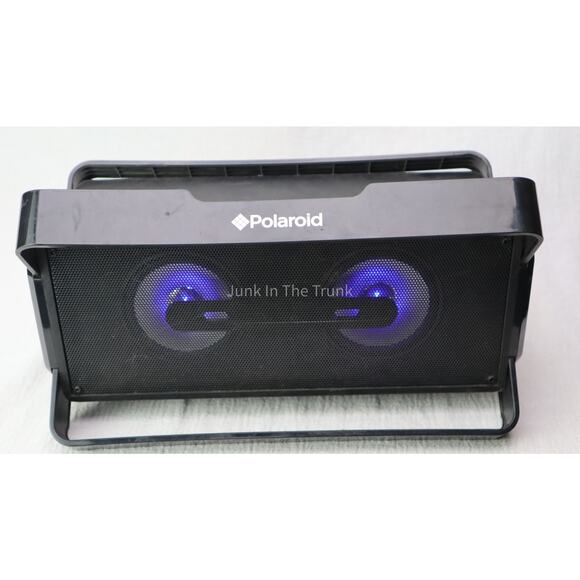 Polaroid Black Bluetooth LED Boombox Speaker - Picture 3 of 6